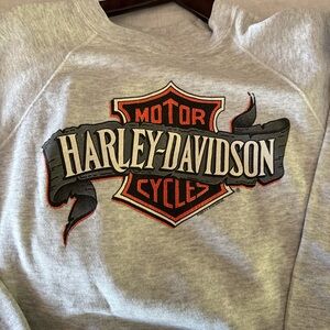 Harley-Davidson Gray and Red Anniversary Sweatshirt